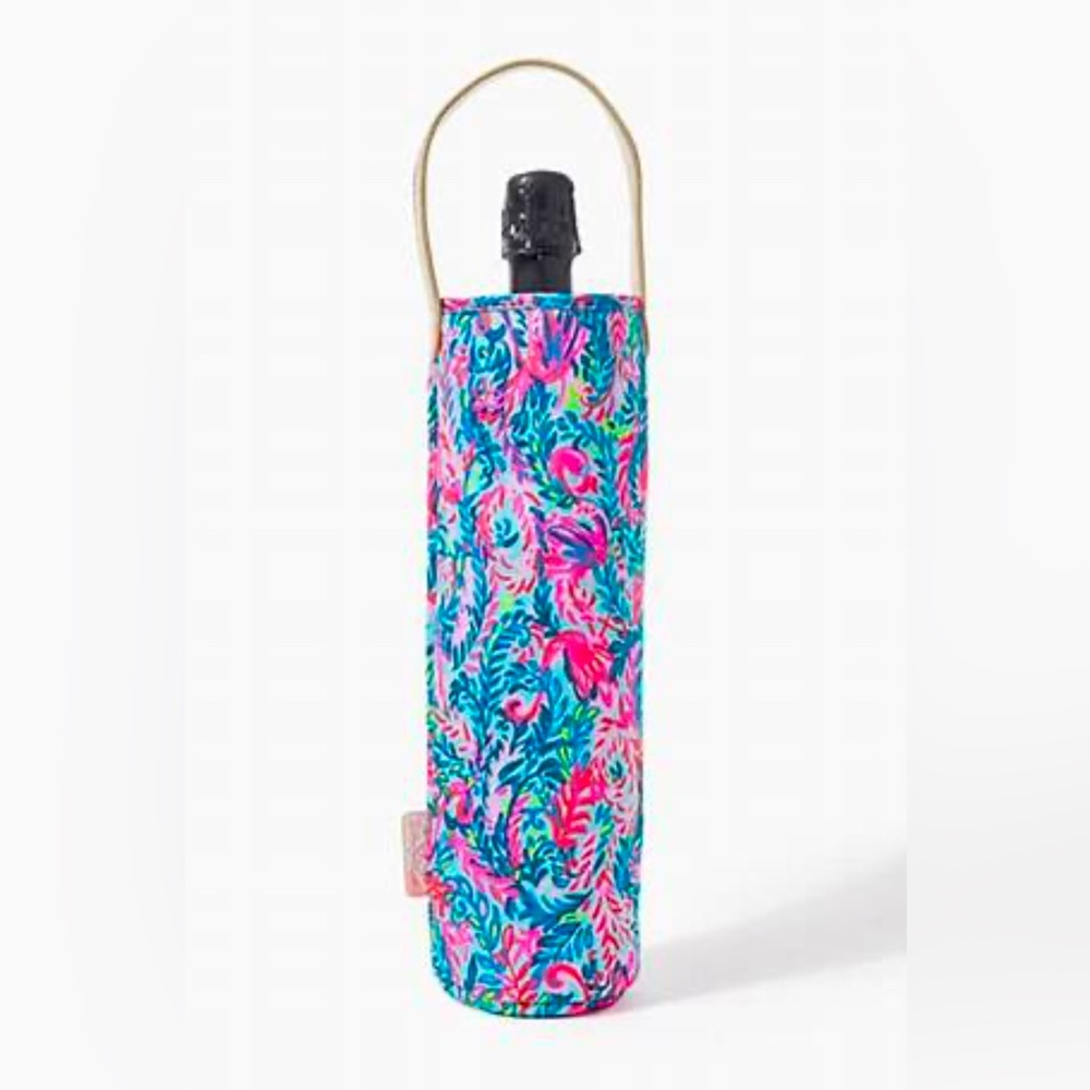 Lilly Pulitzer surf blue grp wine bag - New with tags